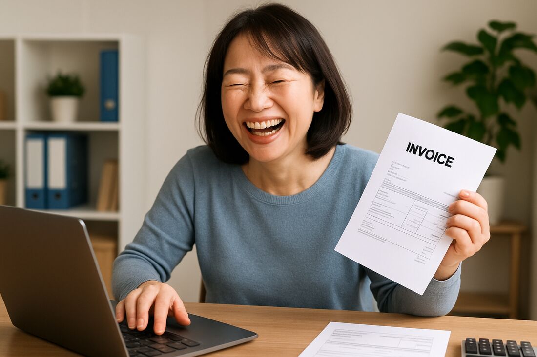 請求書の転記ミスがゼロに。経理のパートさんが一番喜んだ話のイメージ