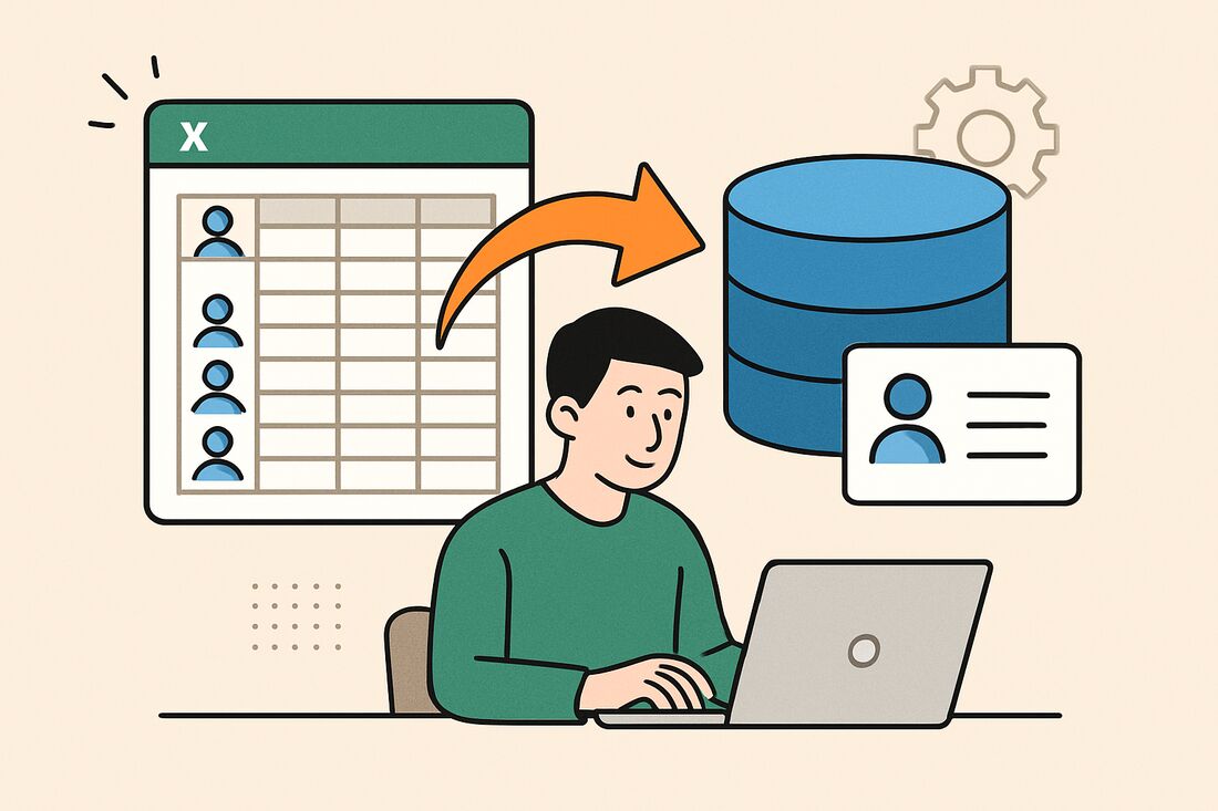 データベースのトリセツ — 顧客台帳をExcelから卒業のイメージ